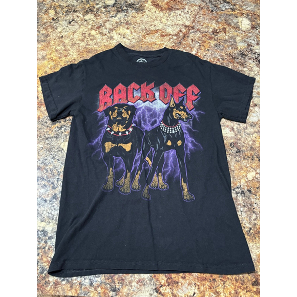 Other - Vintage-Inspired “Back Off” Rottweiler & Doberman Graphic Tee